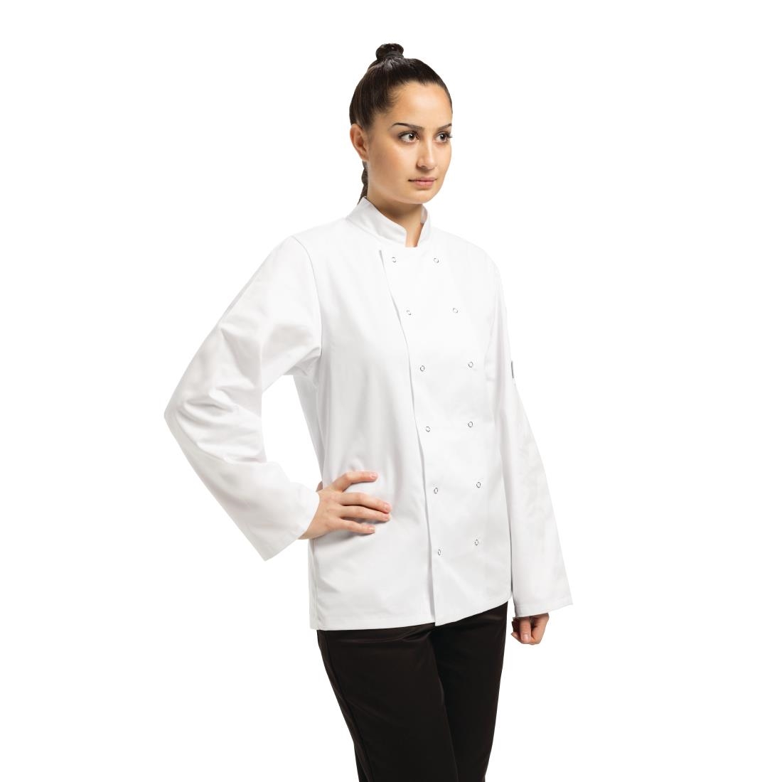 Whites Vegas Unisex Chefs Jacket Long Sleeve White XS