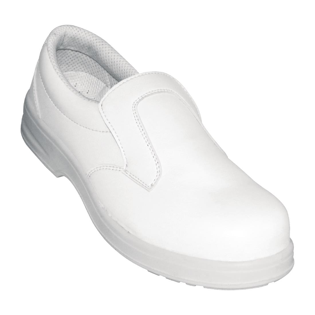 Slipbuster Lite Unisex Safety Slip On White Size 38