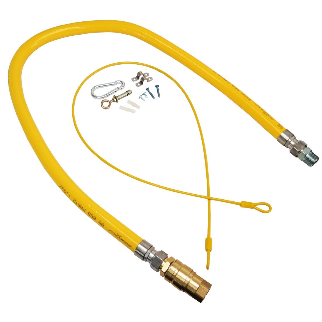 Connect2Gas Braided Quick Release Gas Hose 3/4