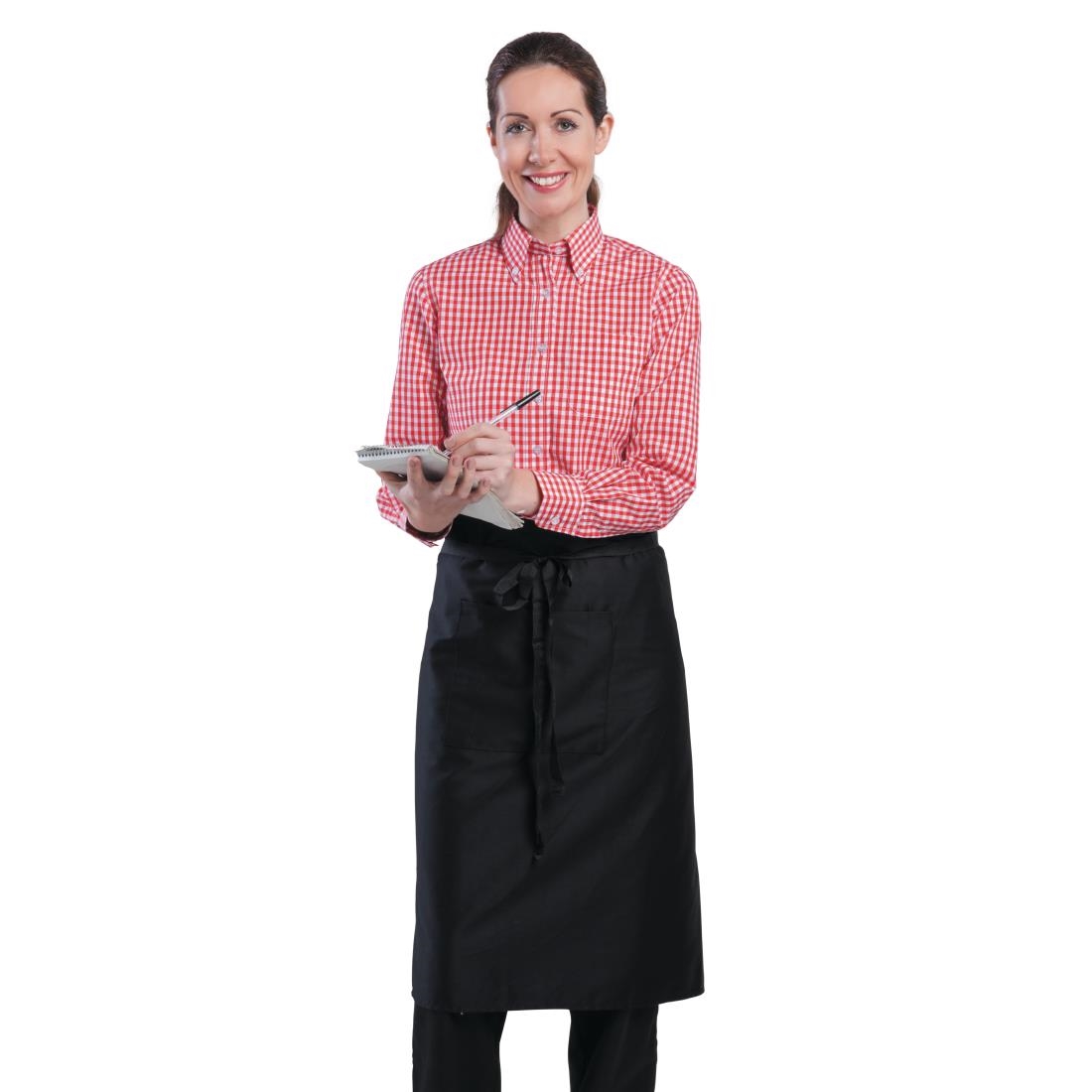 Chef Works Womens Gingham Shirt Red M