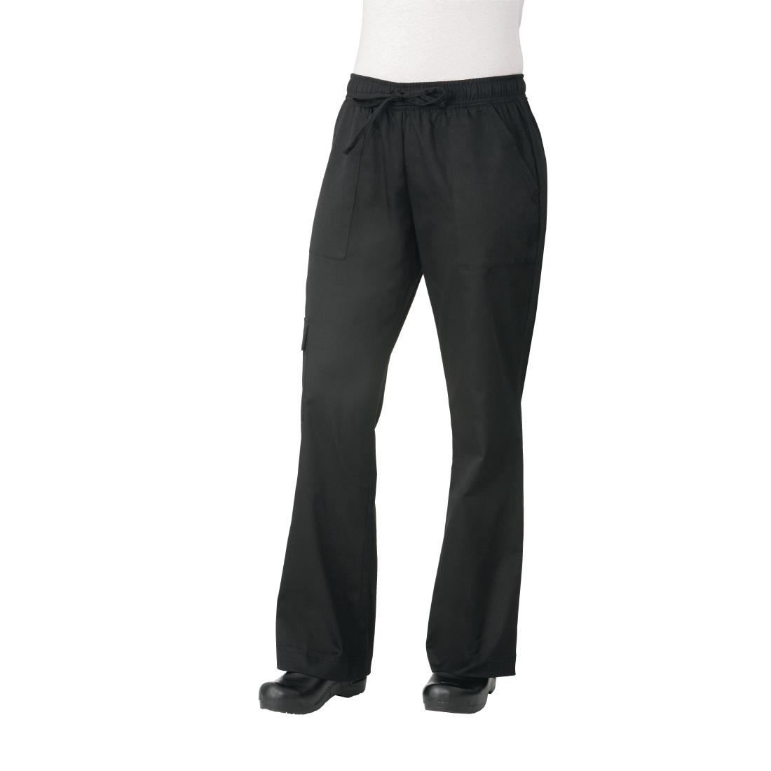 Whites Chefs Apparel DL712-XS Vegas Chefs Trousers - Small Black and White  Check