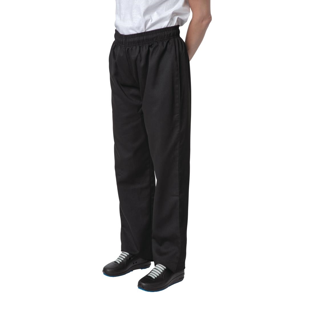 Nisbets Essentials Chef Trousers Black M