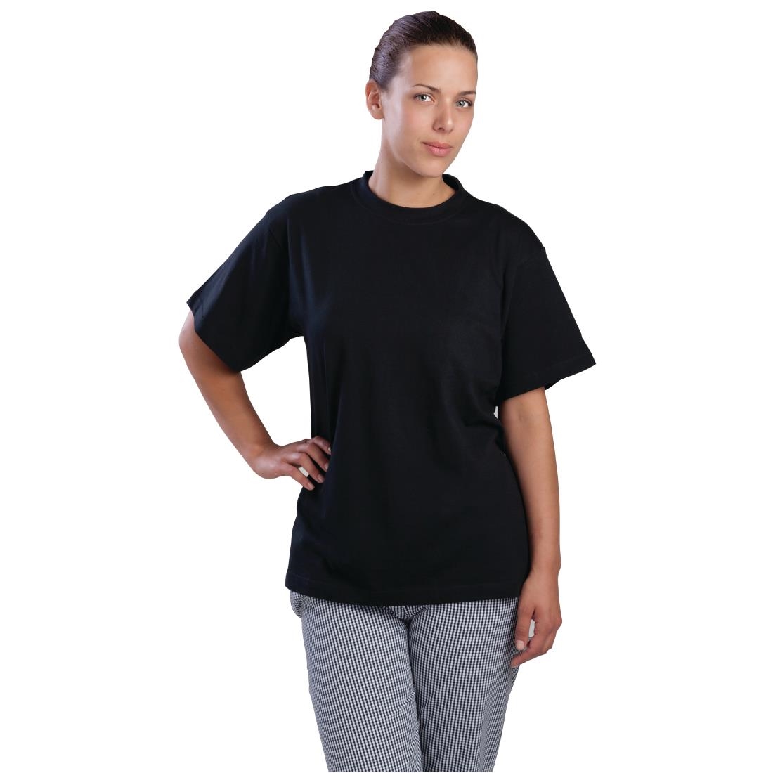 Nisbets Essentials T-Shirts Black Large