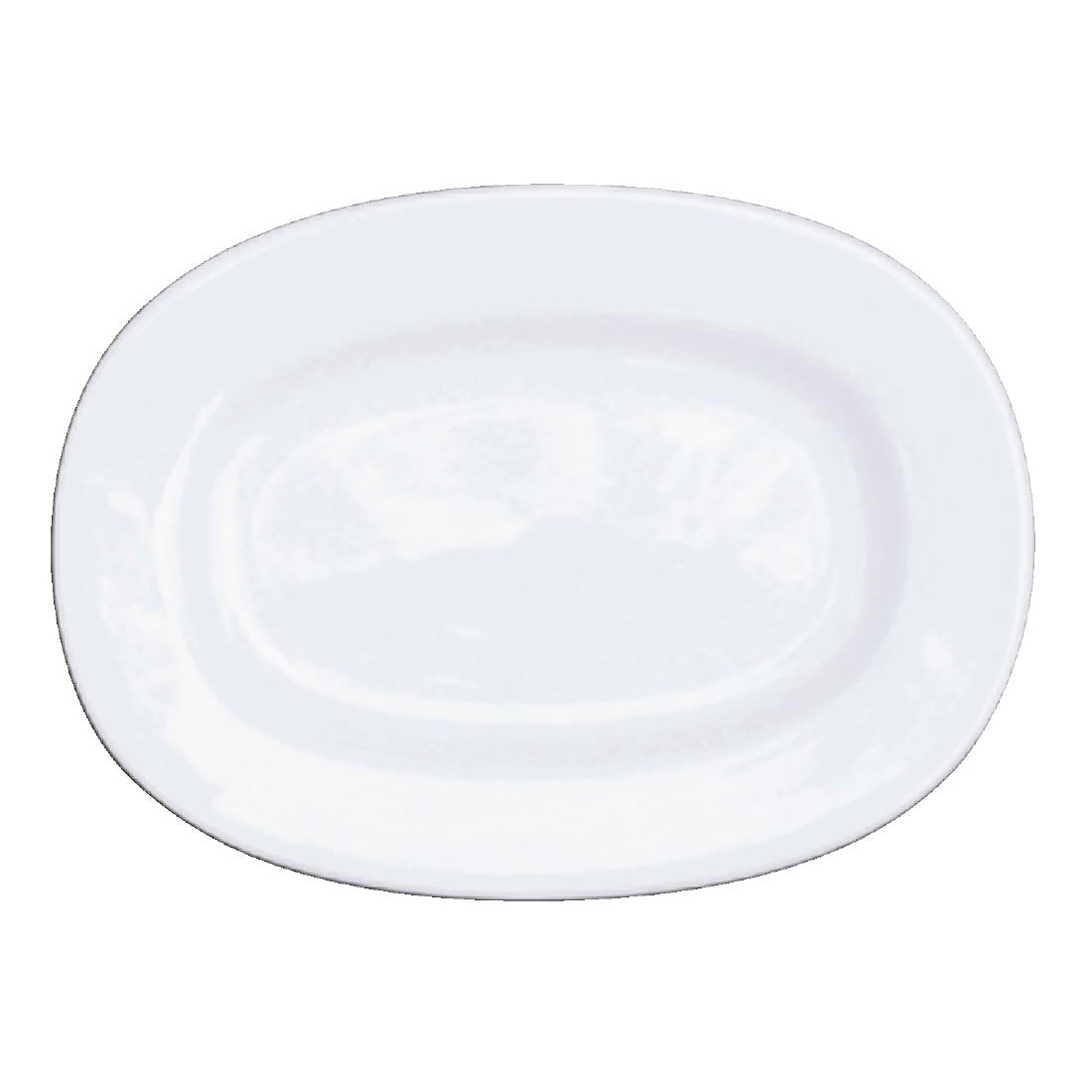 Churchill Alchemy Rimmed Oval Dishes 202mm (Pack of 12)