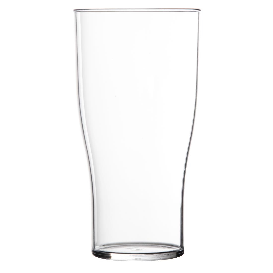 Polystyrene Beer Glasses 285ml CE Marked. (Pack of 48)