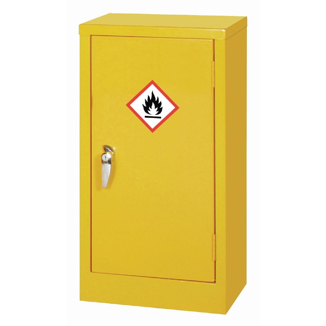Hazardous Substance Cabinet Single Door Yellow 10Ltr