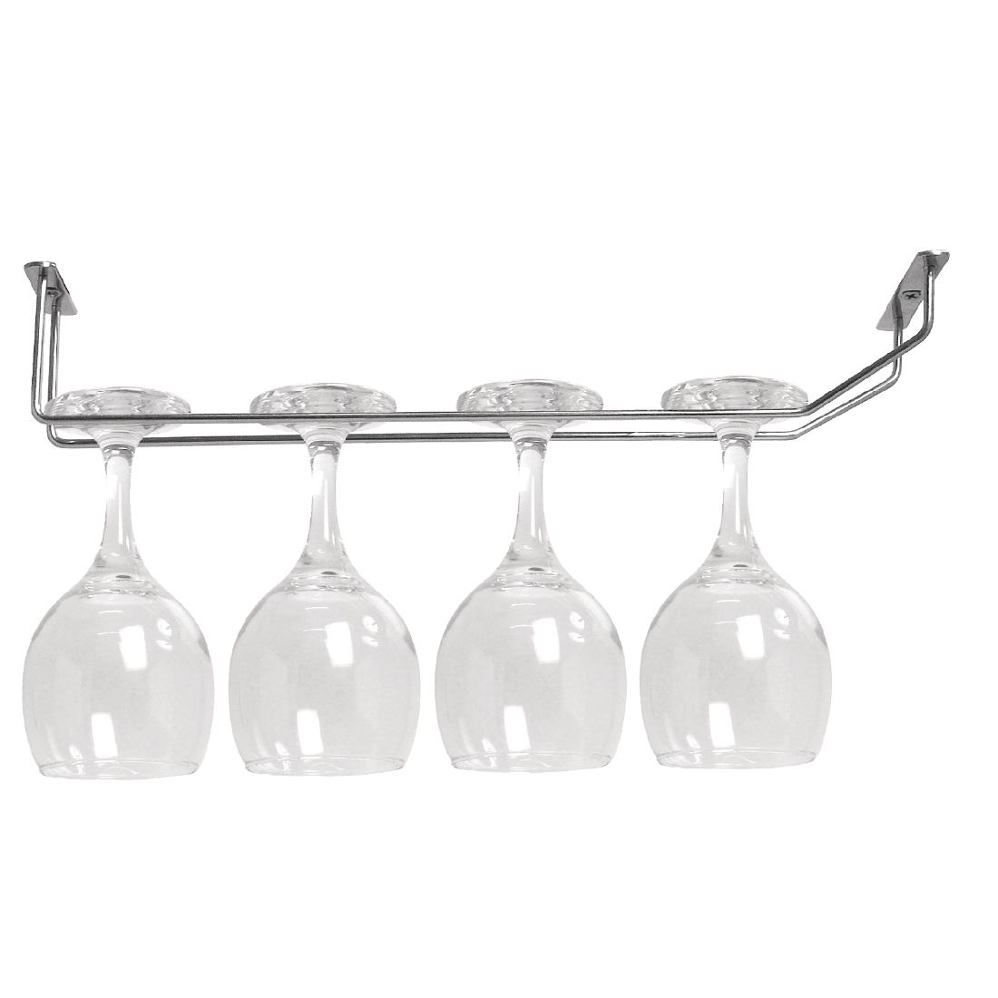 Olympia Wine Glass Rack Chrome 405mm