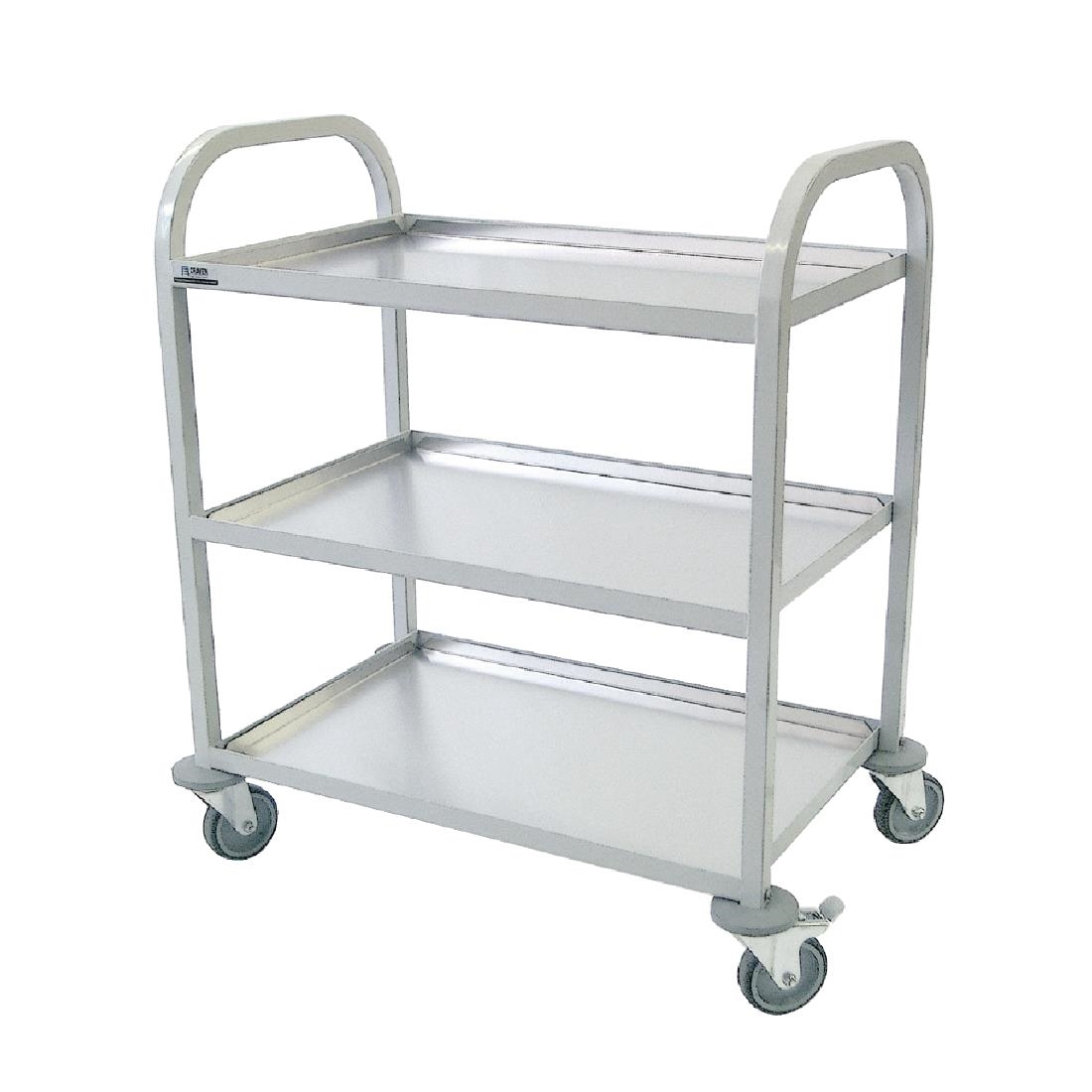 Craven Enamelled 3 Tier Clearing Trolley