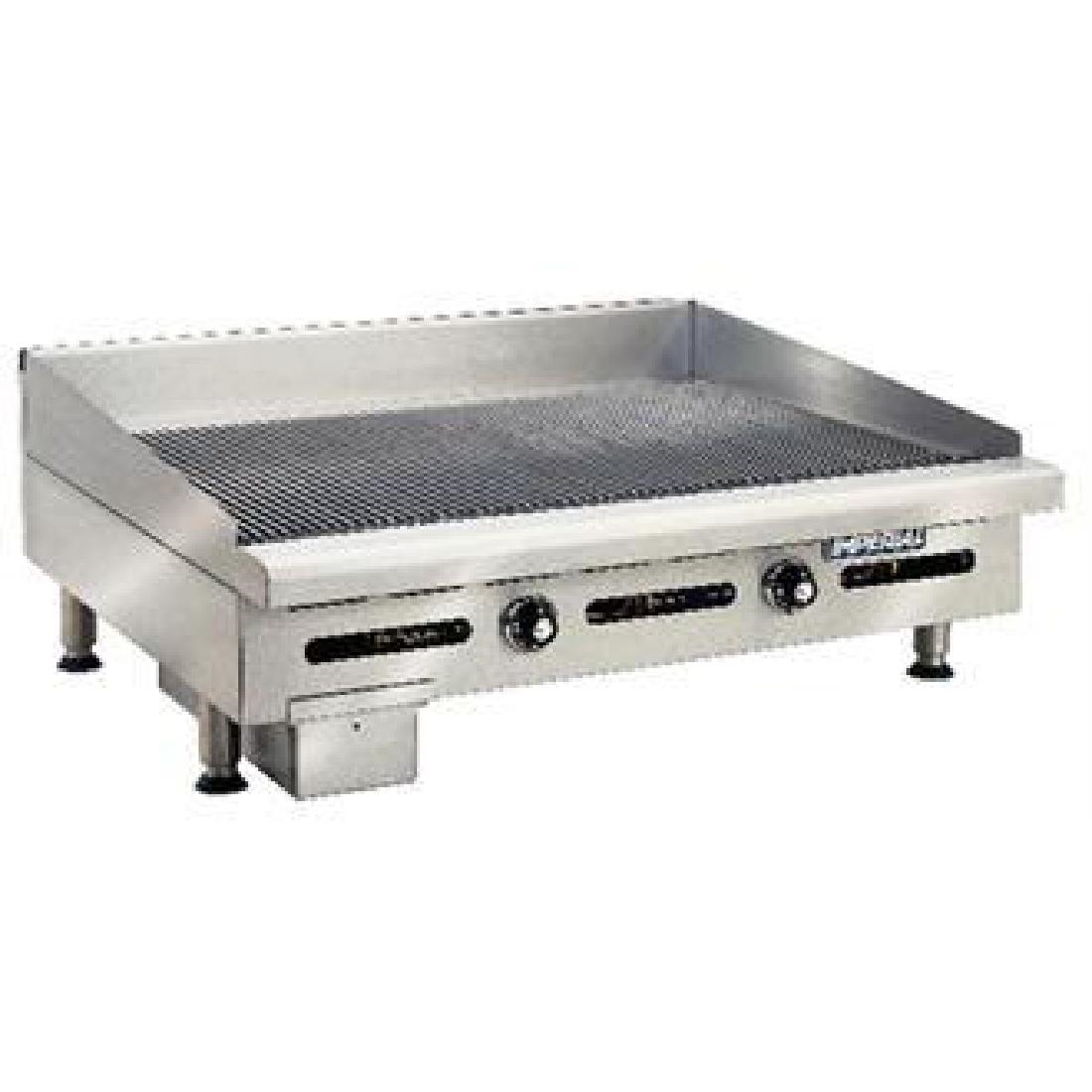 Imperial Thermostatic Ribbed Natural Gas Griddle IGG-36