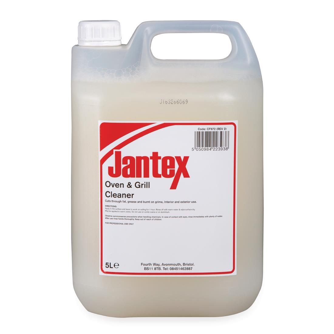 Jantex Grill and Oven Cleaner Ready To Use 5Ltr (Single Pack)