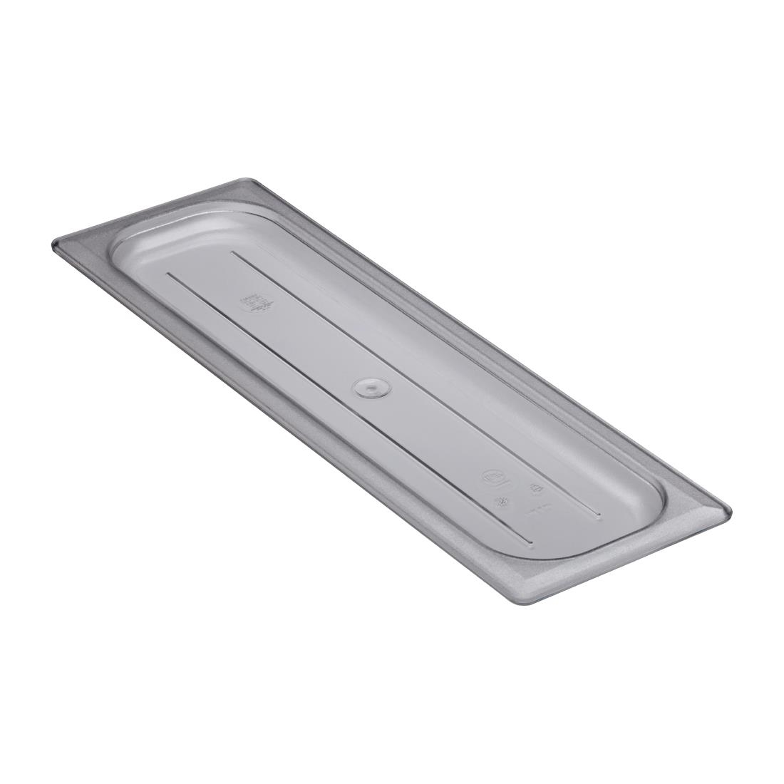 Cambro Camwear Food Pan Lid Long Clear 1/2