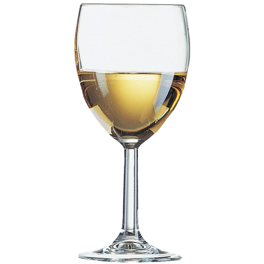 Arcoroc Savoie Grand Vin Wine Glasses 350ml CE Marked at 250ml (Pack of 48)