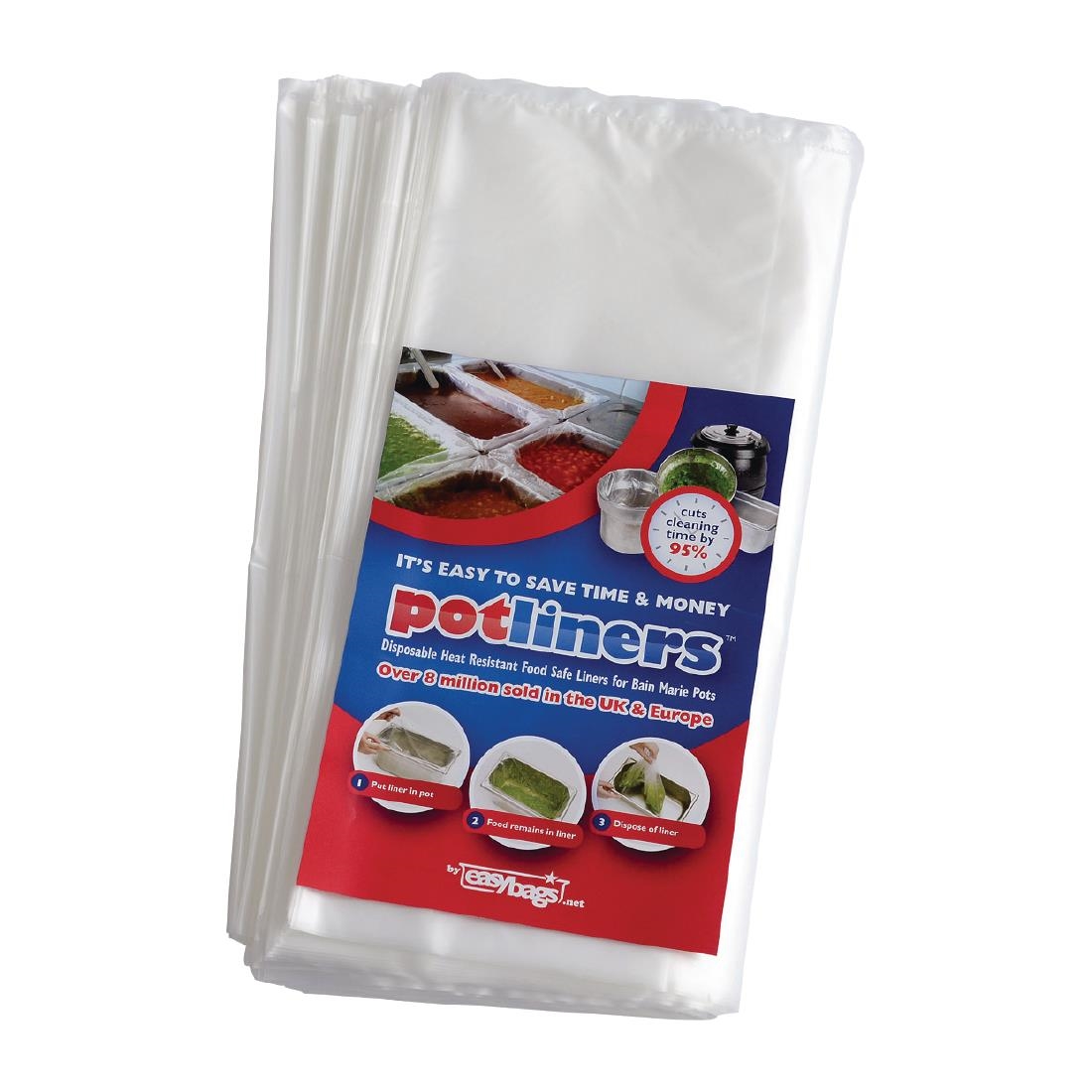 Potliners Size 2 Medium 1/3 GN Pot Liner (Pk 100)