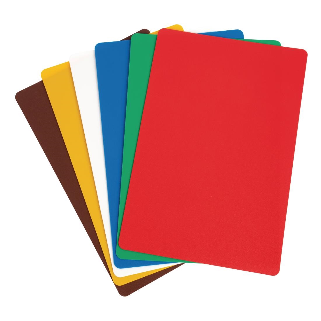 Hygiplas Colour Coded Chopping Mats Set Standard (Pack of 6)