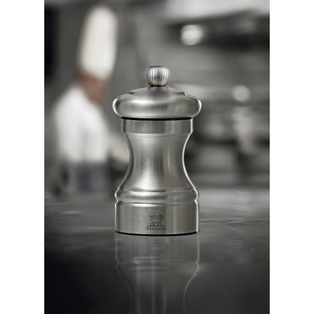 Peugeot Bistro Stainless Steel Salt Mill 4in