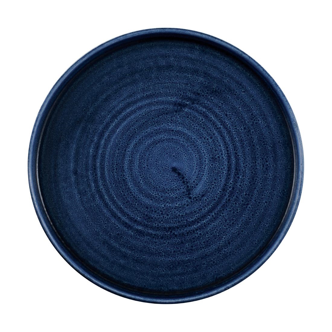 Churchill Stonecast Plume Walled Plates Ultramarine 260mm (Pack of 6)