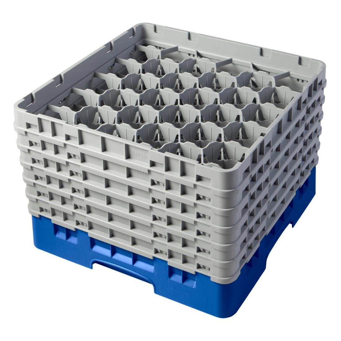 Cambro Camrack Blue 30 Compartments Max Glass Height 298mm