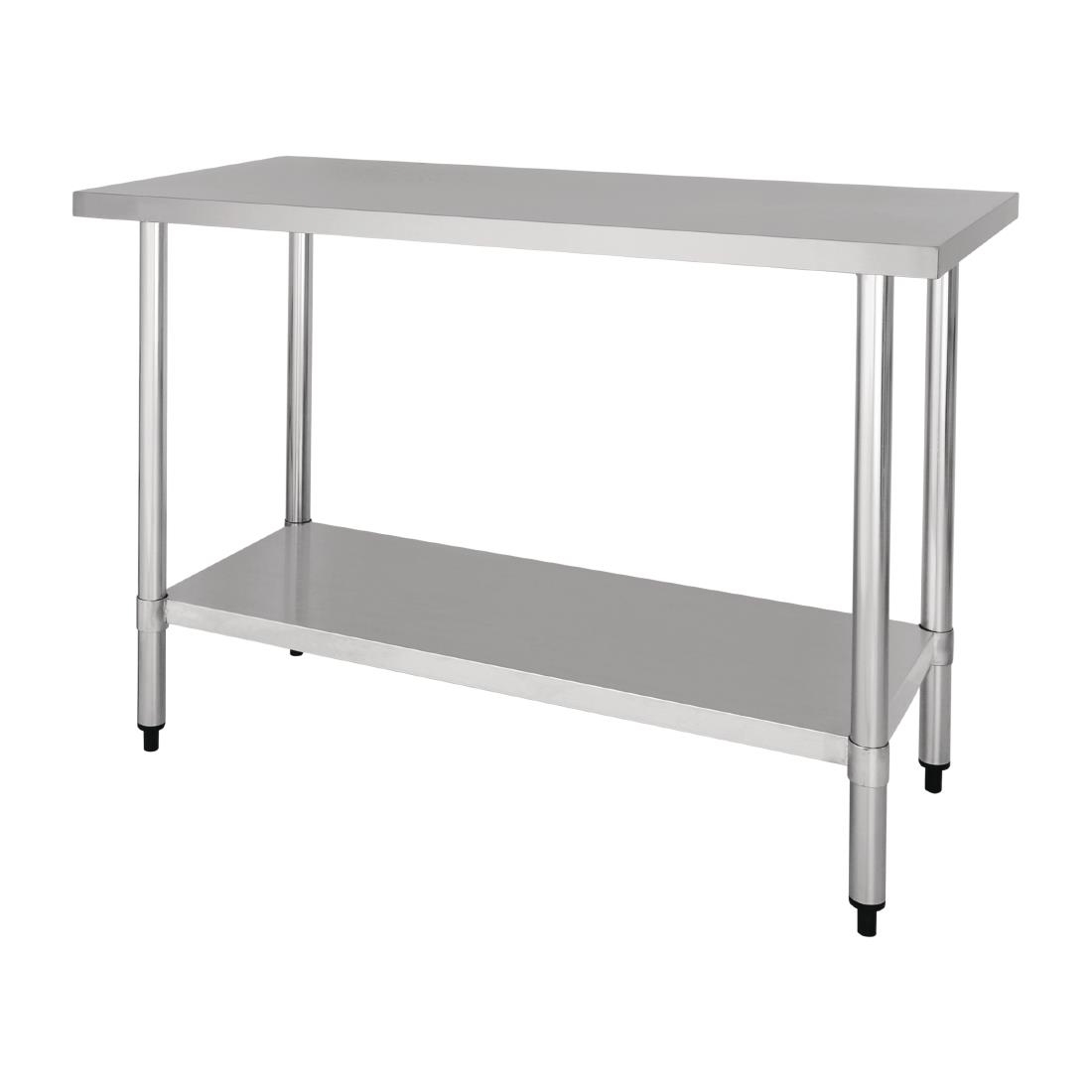 Nisbets Essentials Self Assembly Stainless Steel Table 1200 x 600mm