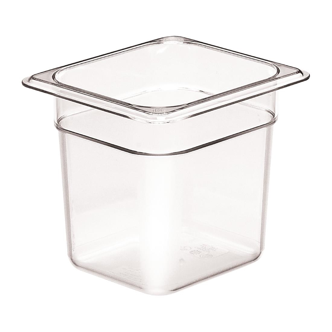 Cambro Polycarbonate 1/6 Gastronorm Pan 150mm