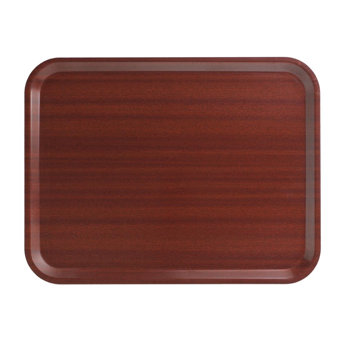 Cambro Capri Laminate Canteen Tray Mahogany 430mm