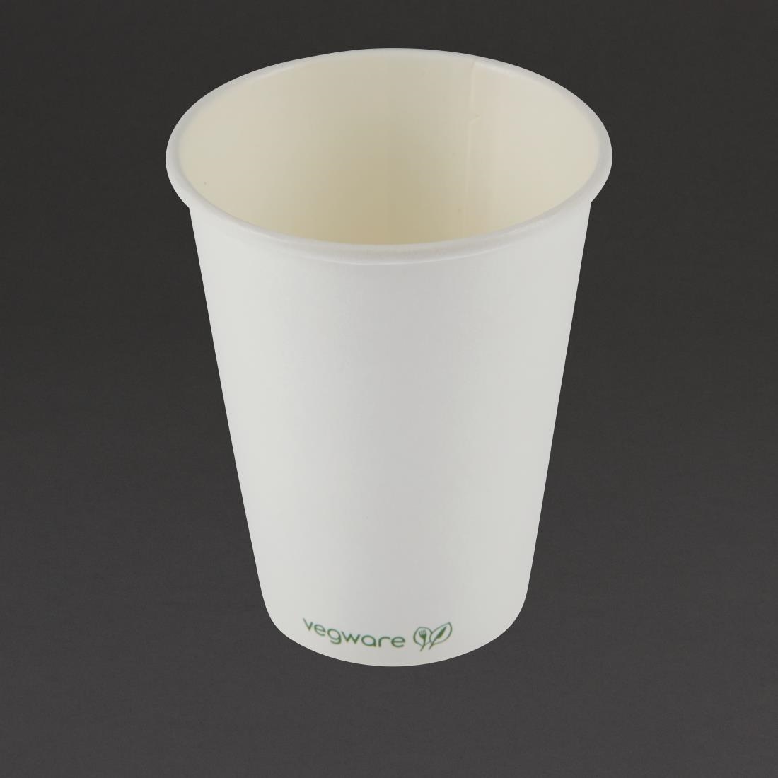 Vegware Compostable Coffee Cups Single Wall 340ml / 12oz (Pack of 1000)