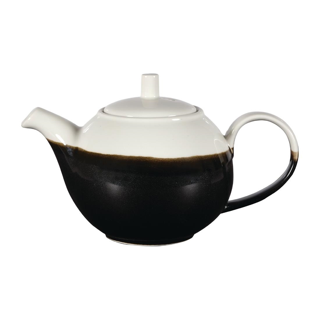 Churchill Monochrome Profile Teapots Onyx Black 430ml (Pack of 4)