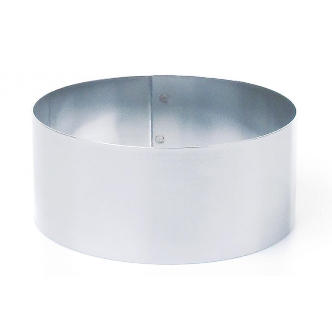 Matfer Bourgeat Stainless Steel Mousse Ring 140 x 60mm