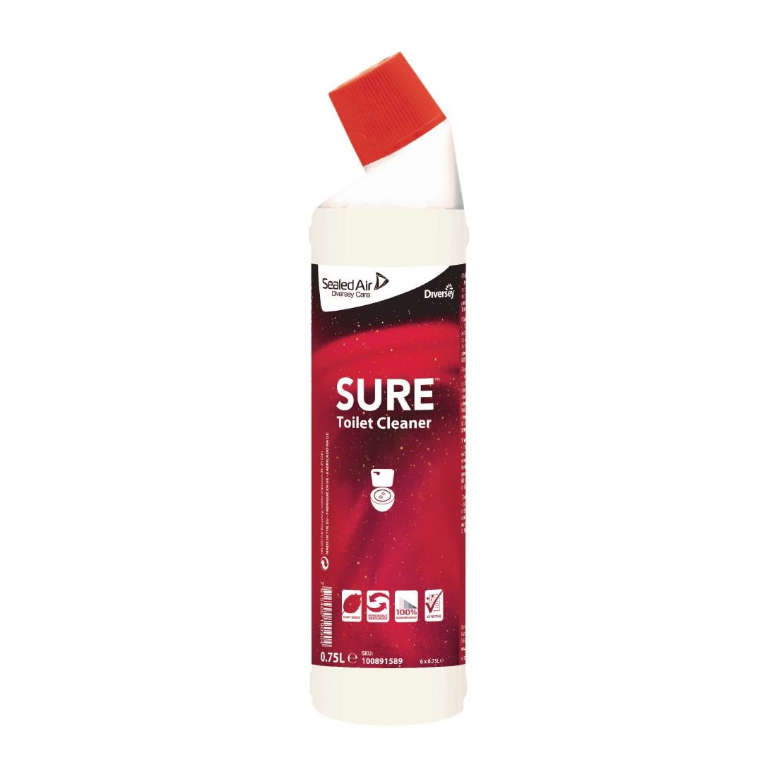 SURE Toilet Cleaner Ready To Use 750ml (6 Pack)