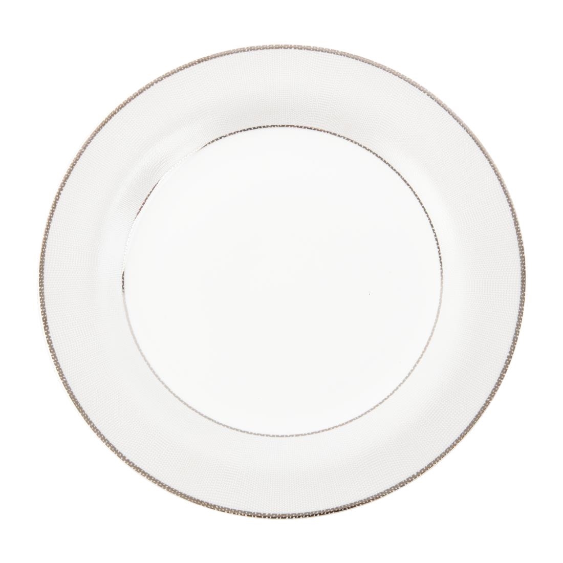 Royal Bone Afternoon Tea Silverline Plate 255mm (Pack of 6)