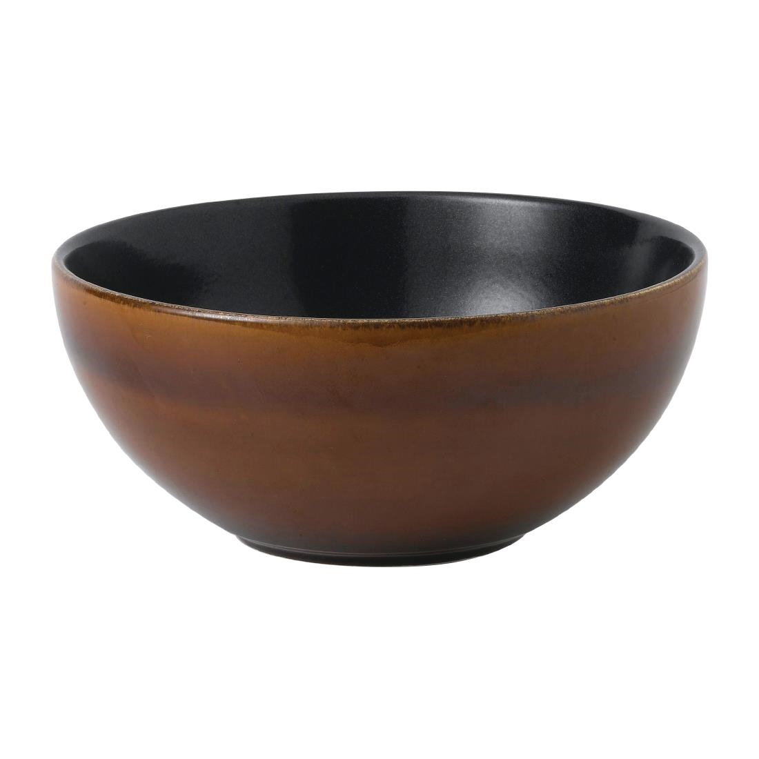 Churchill Nourish Noodle Bowl Cinnamon Brown Two Tone 183mm (Pack of 6)