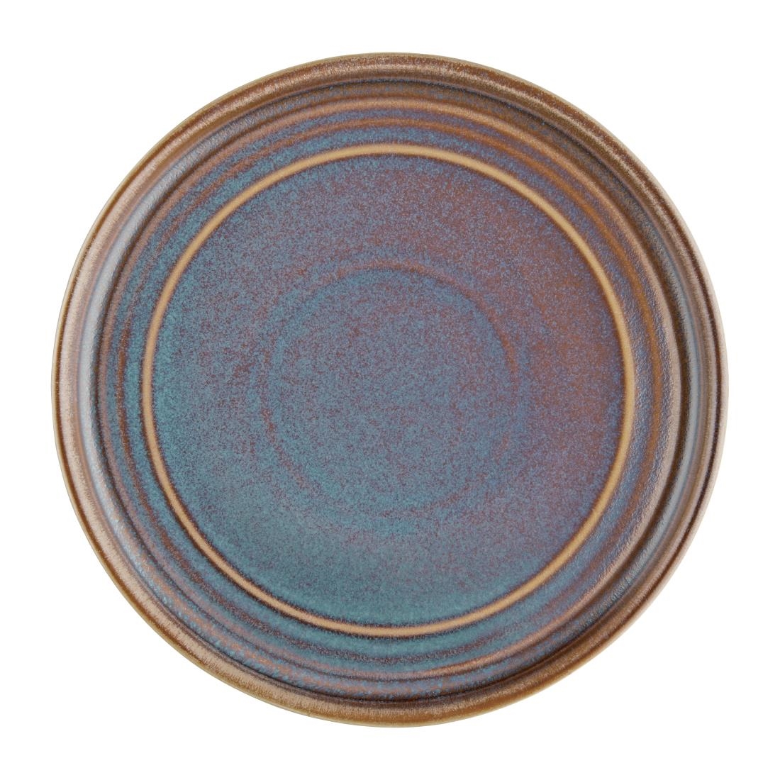 Olympia Cavolo Flat Round Plates Iridescent 180mm (Pack of 6)