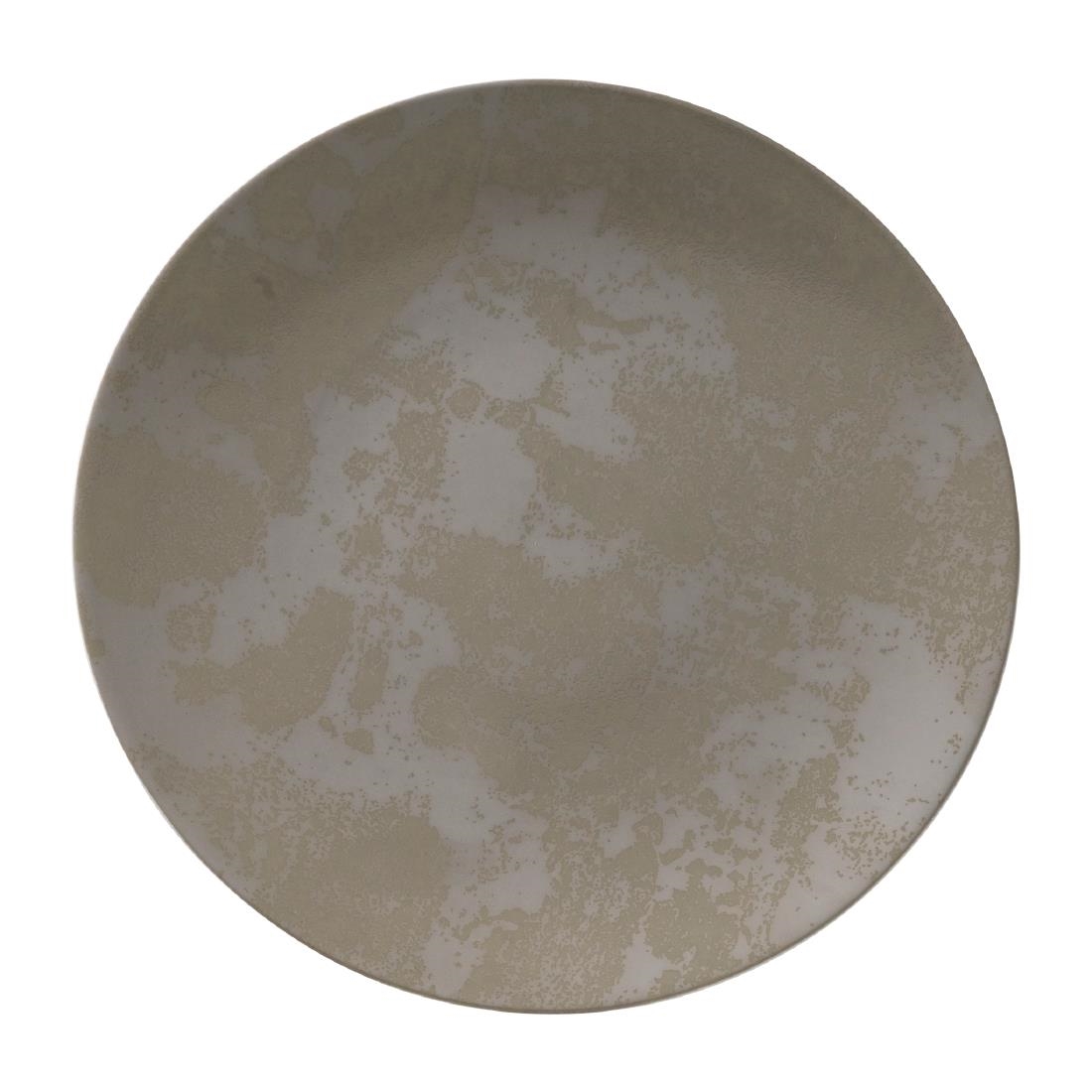 Royal Crown Derby Crushed Velvet Grey Coupe Plate 255mm (Pack of 6)