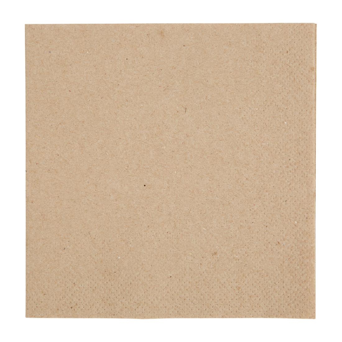 Fiesta Recycled Kraft Cocktail Napkins 240mm (Pack of 4000)