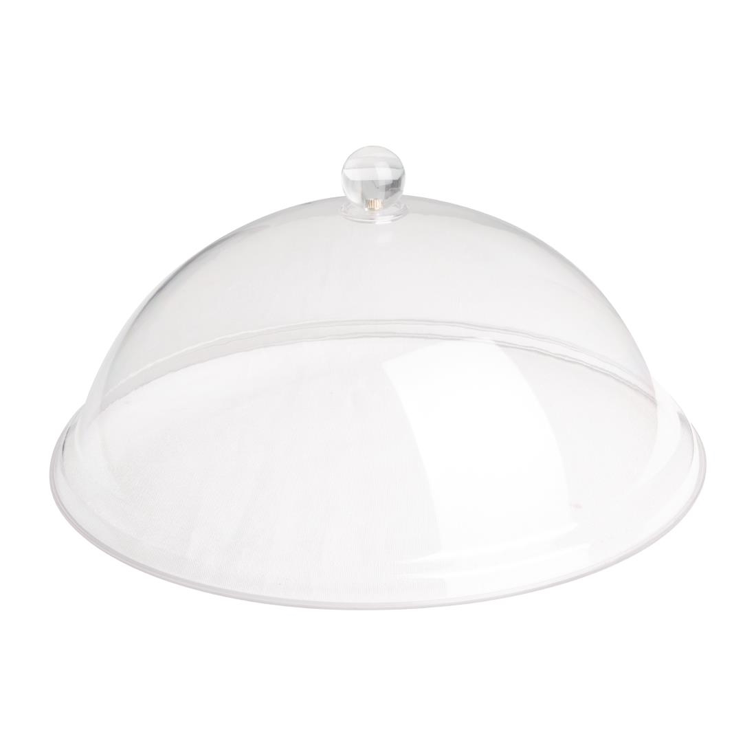 Olympia Kristallon Polycarbonate Domed Cover Clear 315(Ø) x 125(H)mm