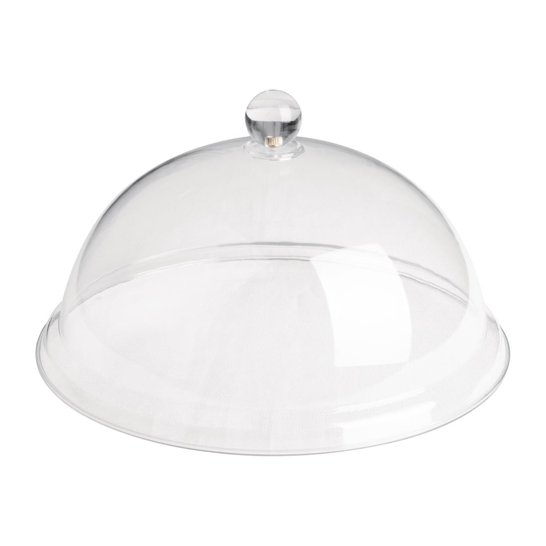 Olympia Kristallon Polycarbonate Domed Cover Clear 260(Ø) x 115(H)mm