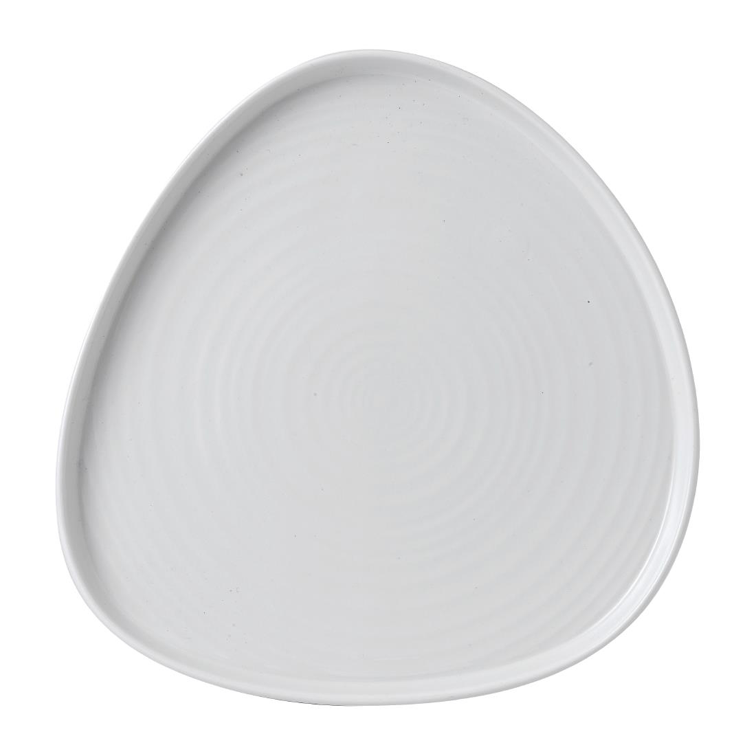 Churchill White Triangle Walled Chefs Plate 260mm (Pack of 6)