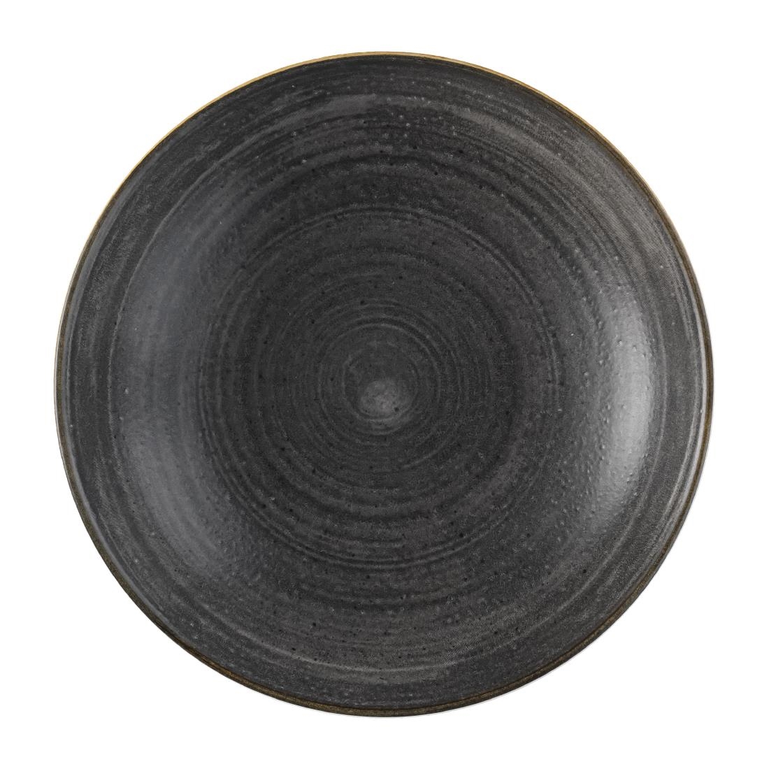 Churchill Stonecast Raw Evolve Coupe Bowl Black 248mm (Pack of 12)