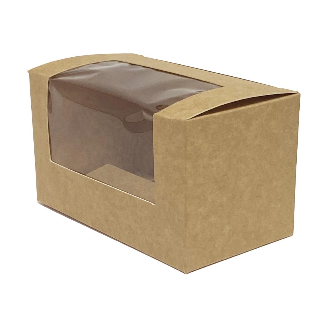 Fiesta Recyclable Bloomer Box with PET Window 70x70mm (Pack of 500)