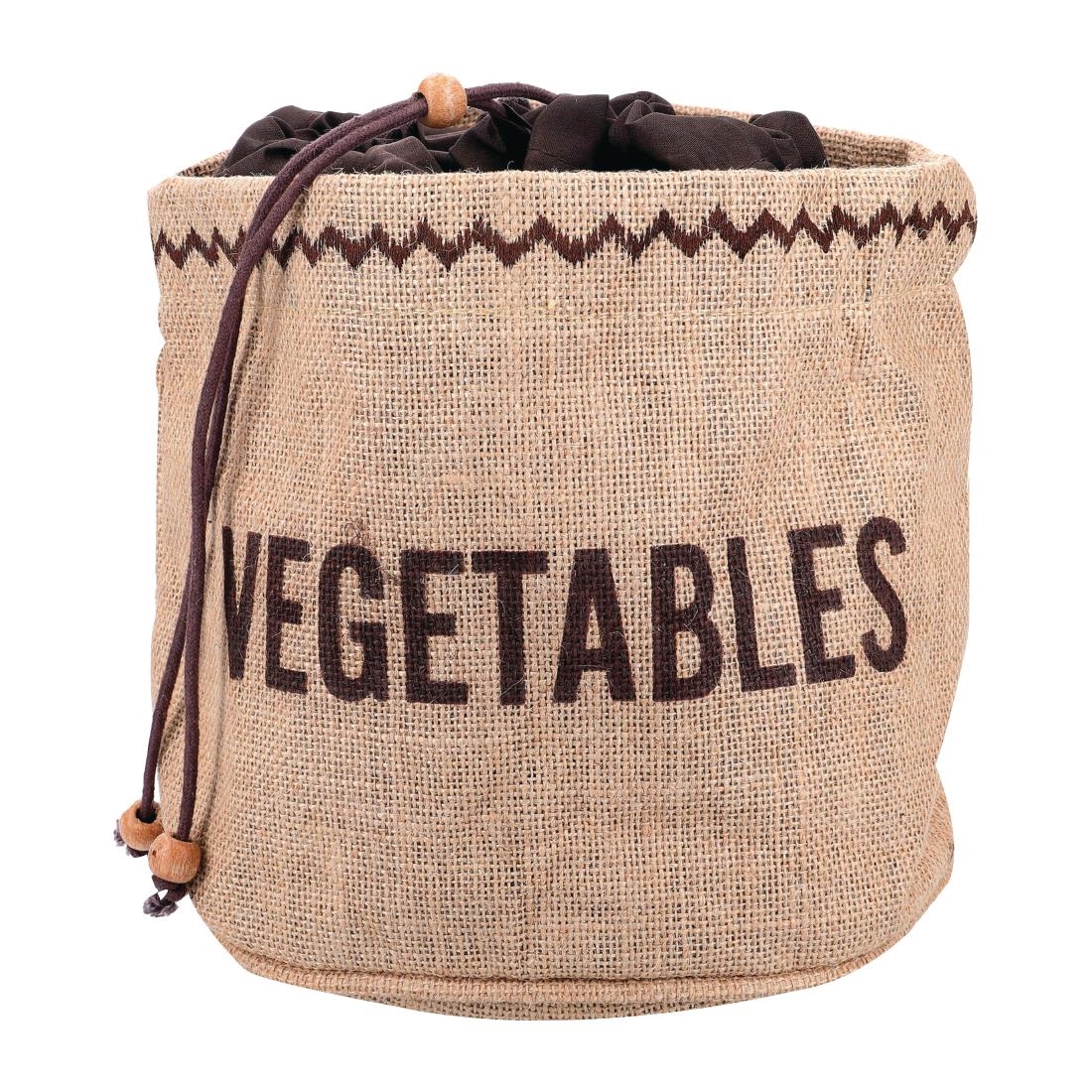 Natural Elements Hessian Vegetable Preserving Bag 21 x 21 x 20cm