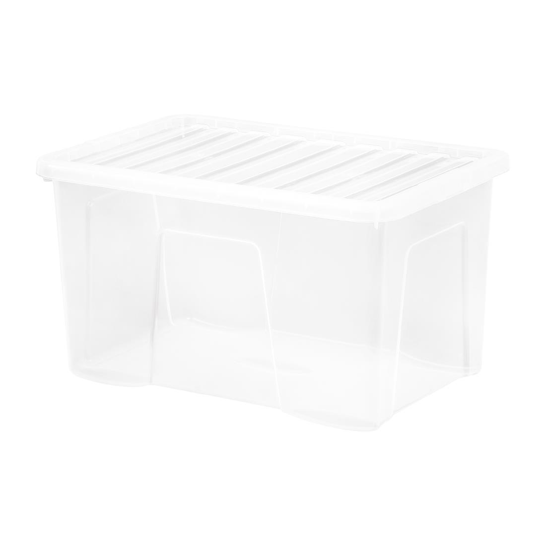 Wham Crystal Storage Box & Lid 60Ltr