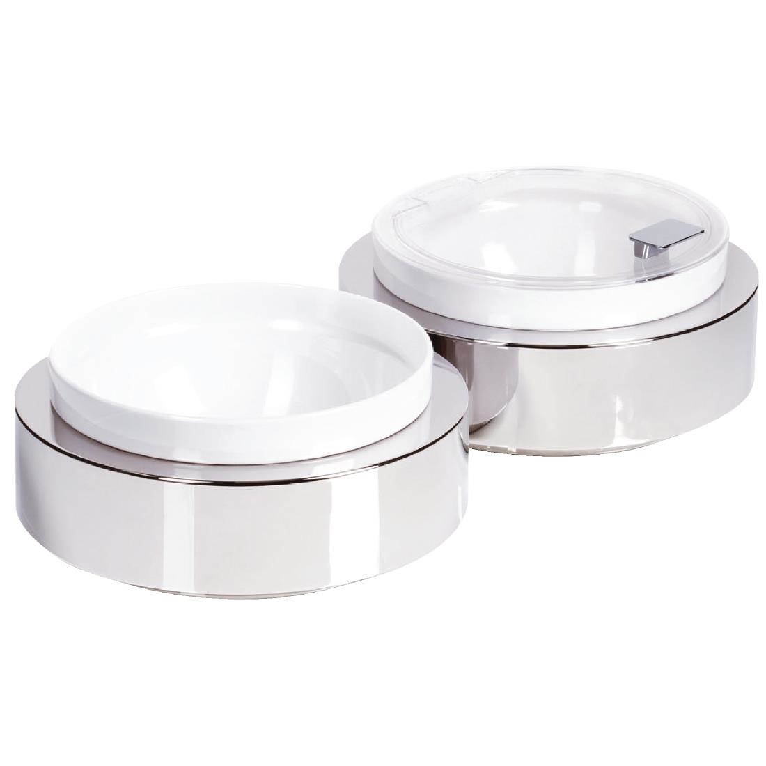 APS Frames Stainless Steel Large Round Buffet Bowl Box