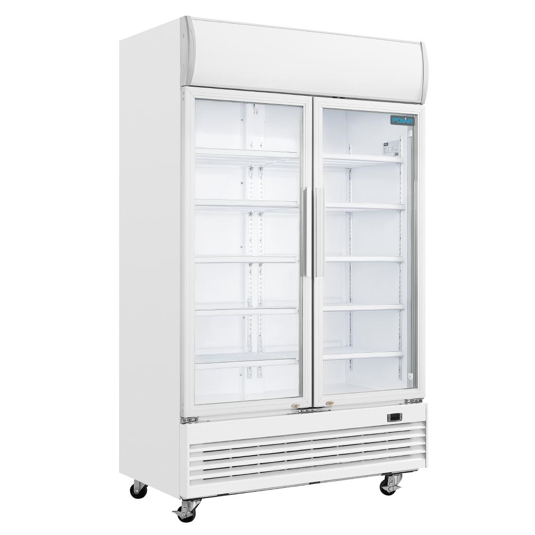 Polar G-Series Upright Display Cooler with Light Box 950Ltr