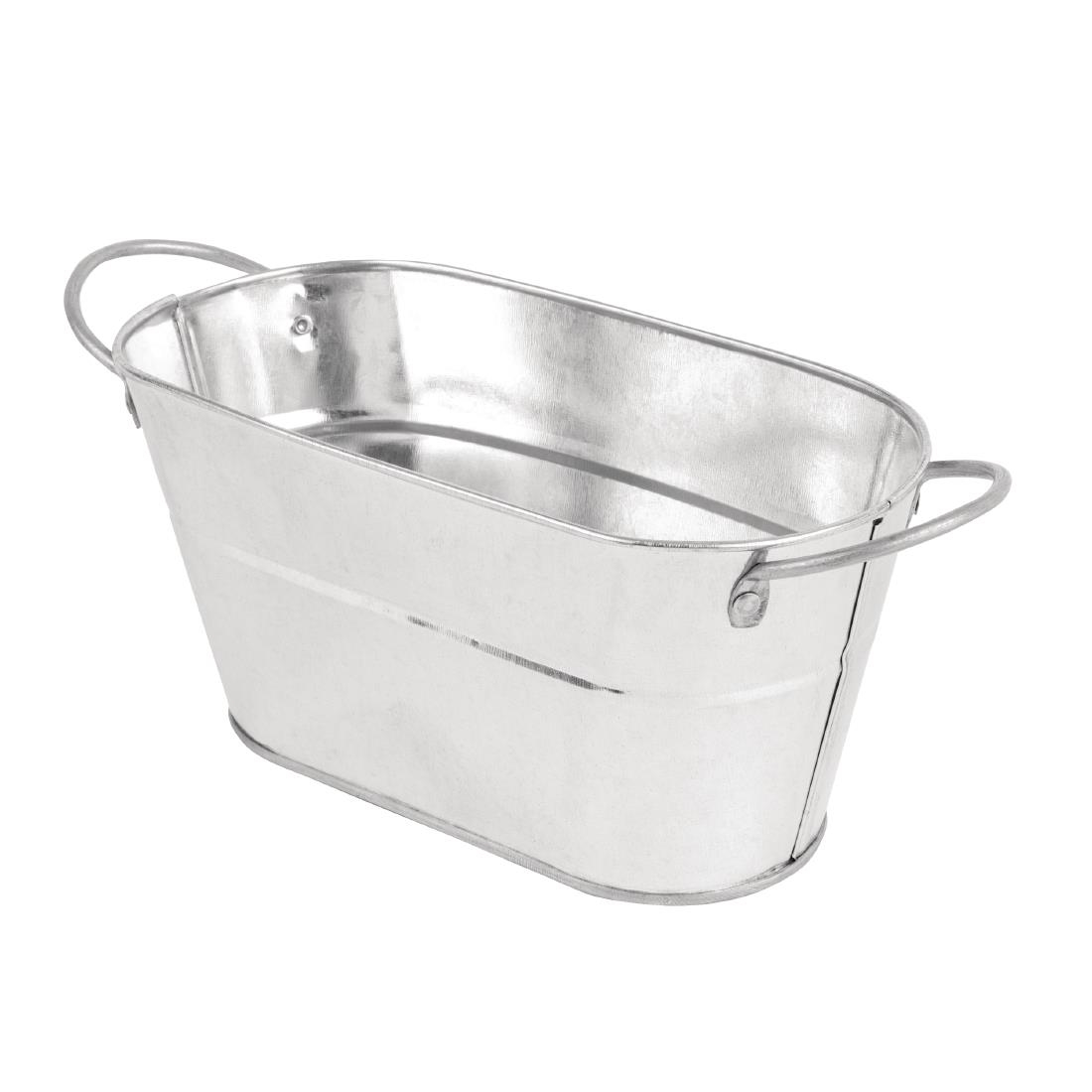 Olympia Mini Metal Food Bucket Rectangle