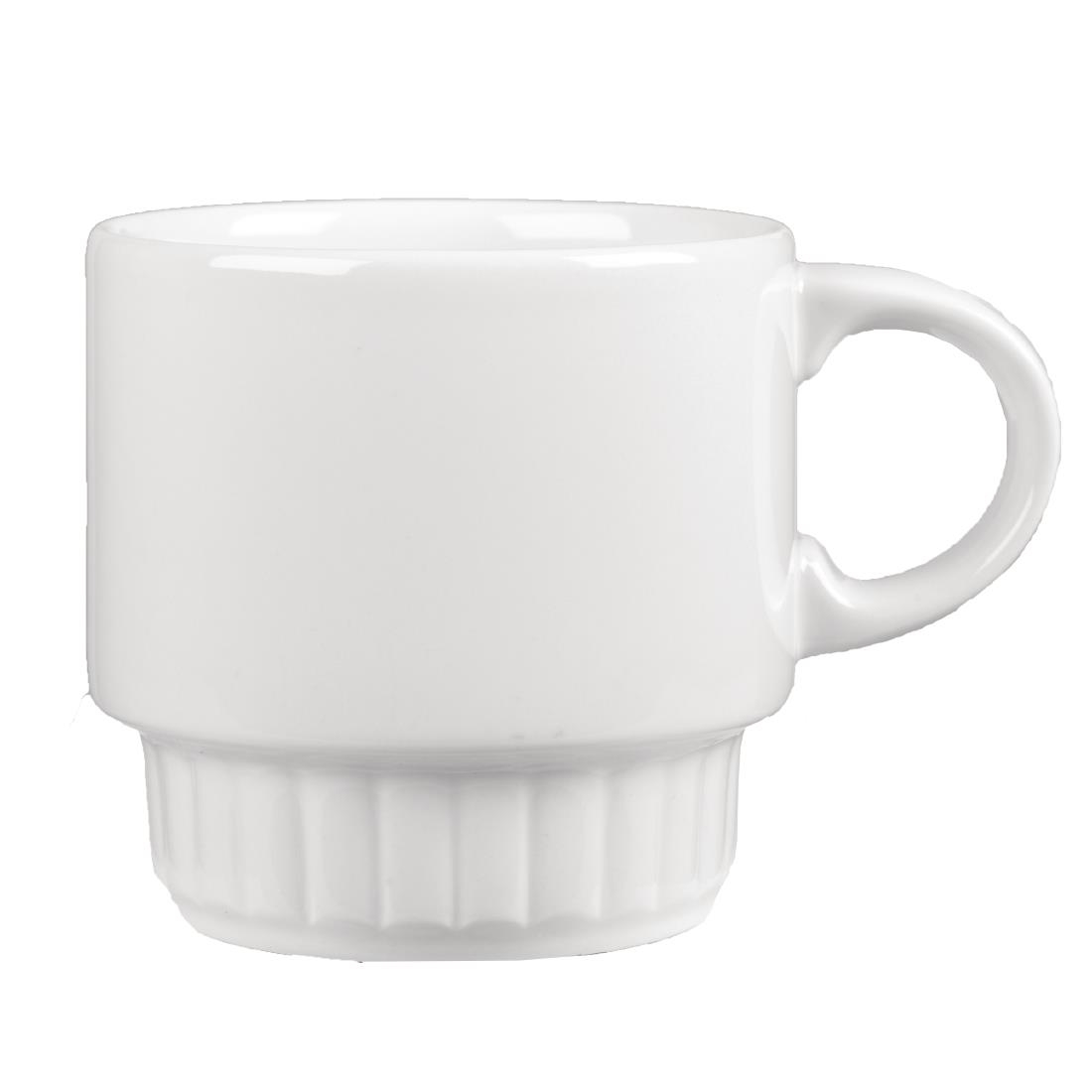 Churchill Retro Cafe Stacking Cups 284ml (Pack of 12)