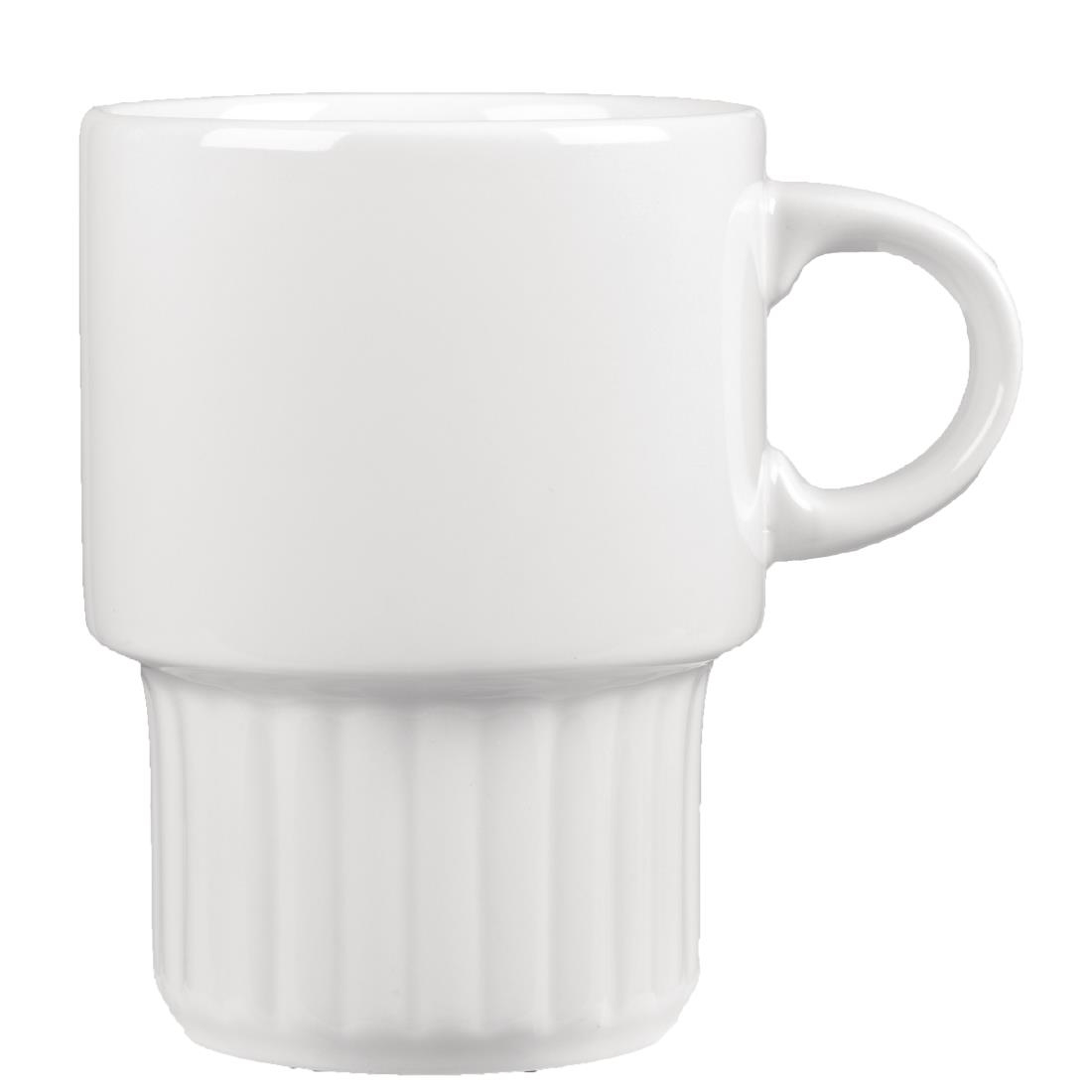 Churchill Retro Cafe Stacking Cups 370ml (Pack of 12)