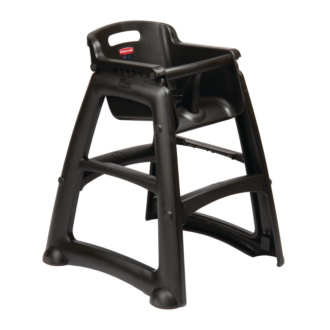 Rubbermaid Sturdy Black High Chair