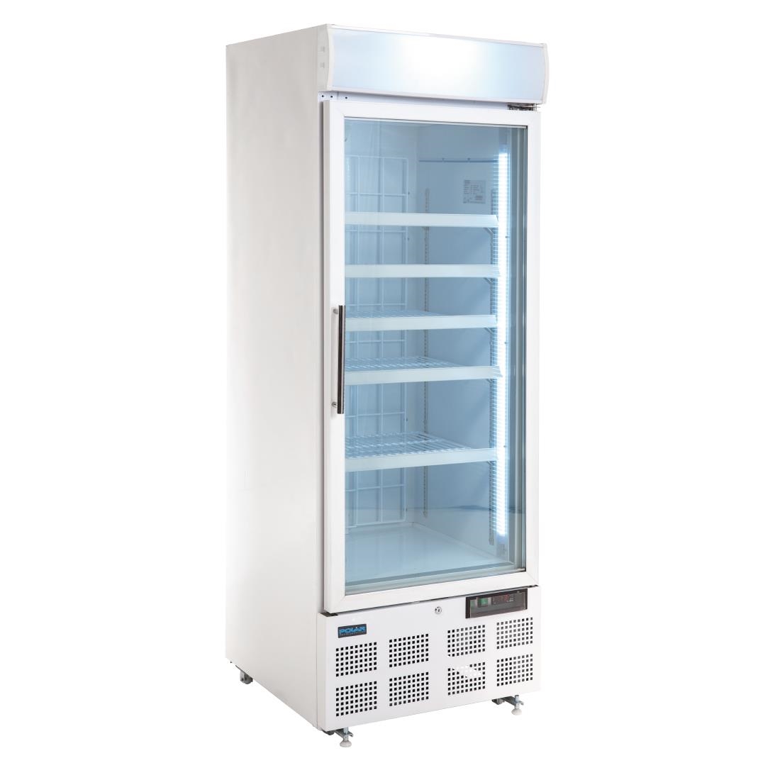 Polar G-Series Upright Display Freezer 412Ltr White