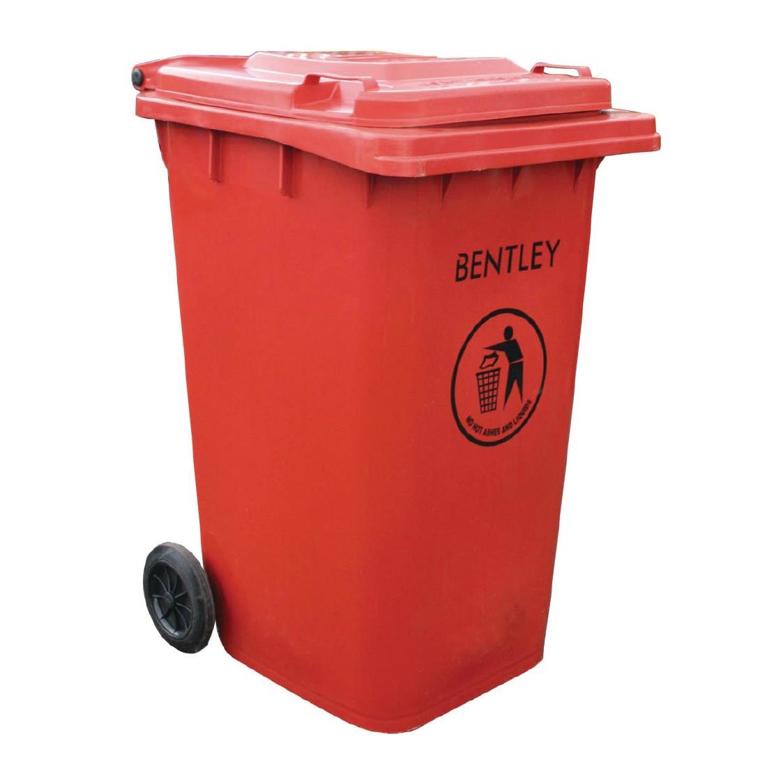 Wheelie Bin Red 240Ltr