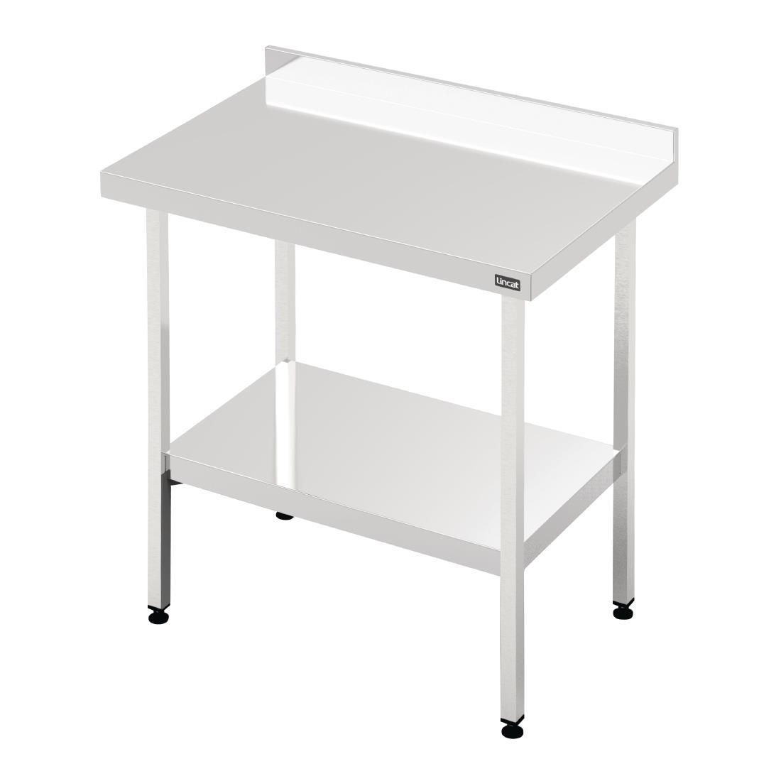 Lincat 600 Series Stainless Steel Wall Table with Undershelf 1500mm