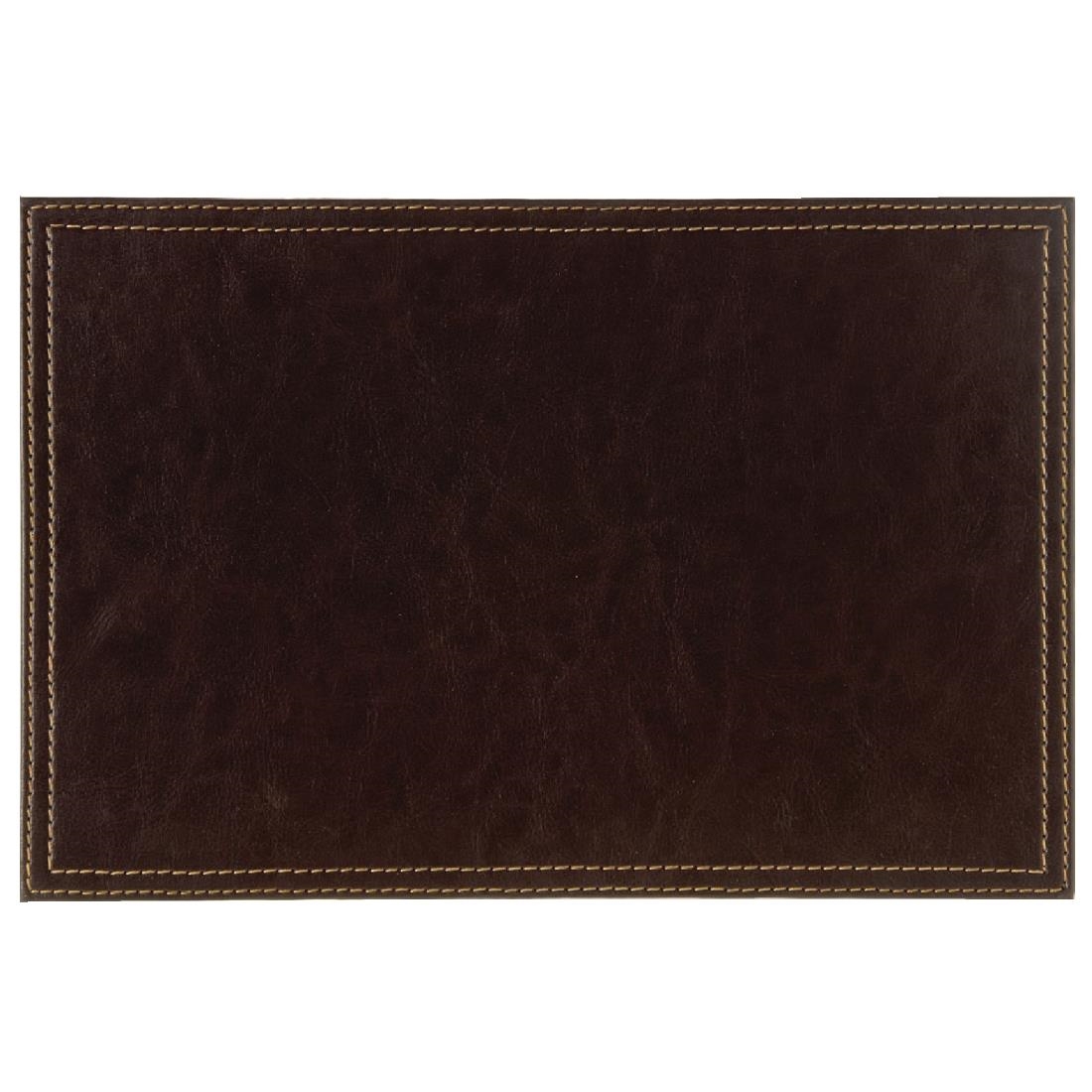 Olympia Faux Leather Placemats (Pack of 4)